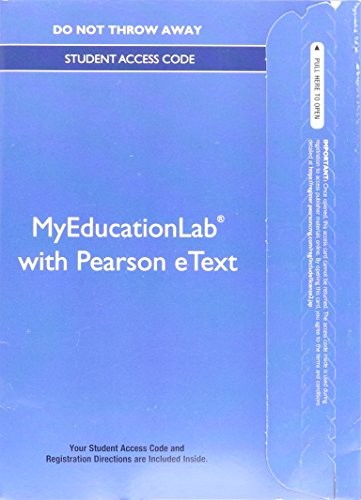 New MyEducationLab with Video-enhanced Pearson Etext -- Standalone Access Card -- for Content Area Reading: Literacy and Learning Across the Curriculum