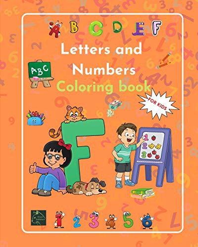 Letters and Numbers Coloring book
