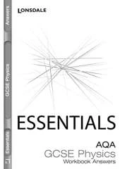 AQA Physics: Workbook Answers (2012 Exams Only)