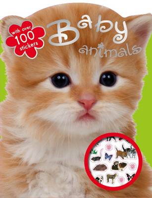 Baby Animals Colouring and Sticker Fun (Newsprint)