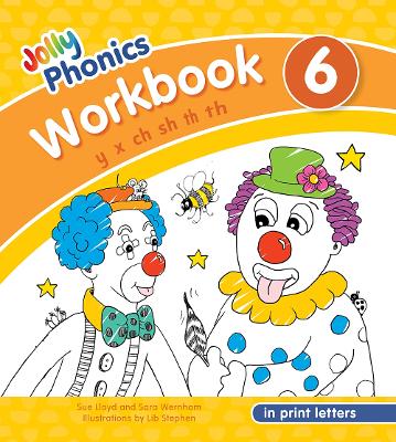 Jolly Phonics Workbook 6: in Print Letters (American English edition)