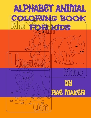Alphabet Animal Coloring Book for Kids