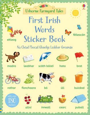Farmyard Tales First Irish Words Sticker Book