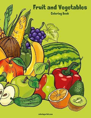 Fruit and Vegetables Coloring Book 1
