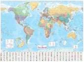 Collins World Wall Paper Map