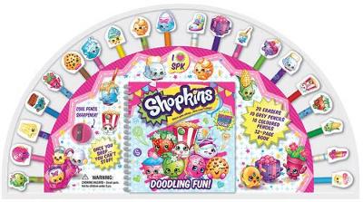 Shopkins 20 Pencil and Eraser Set Fan