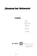 Dinaane Tsa Setswana: Tswana Folk Literature