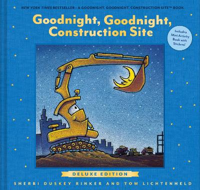 Goodnight, Goodnight, Construction Site Deluxe Edition: Includes Mini Activity Book with Stickers!