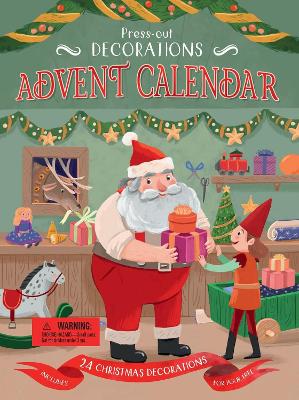 Press-Out Decorations: Advent Calendar: Includes 24 Christmas Decorations For Your Tree