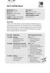 BC JD Plays Green/1B Don't Call Me Mum! Guided Reading Card