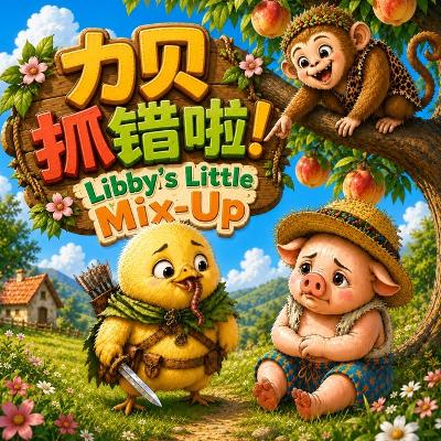 Libby's Little Mix-Up 力贝抓错啦！: Libby, Gobo, & Milo in Happy Valley - Original, Warm and Silly Stories for Little Ones in English, Chinese & Pinyin!