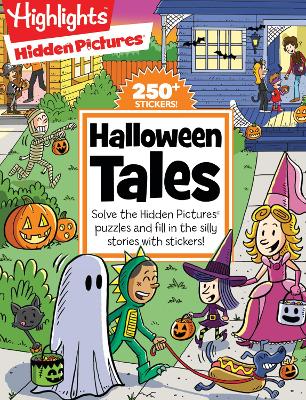 Halloween Tales: A Fill-in-the-Blank Halloween Kids Book with 48 Pages of Stickers, Stories and Hidden Pictures Puzzles for Silly Laughs