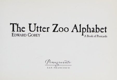 Utter Zoo Alphabet