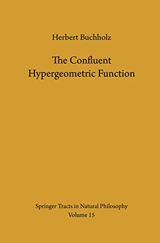 The Confluent Hypergeometric Function: With Special Emphasis on its Applications
