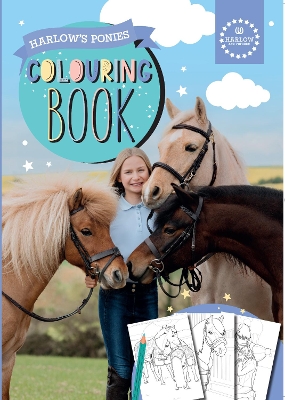 Harlow's Ponies Colouring Book