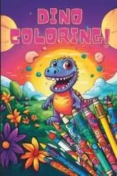 Super Cute Baby Dinosaur Coloring Book For Kids: 28 Fun Dinosaur Coloring Pages For Girls & Boys