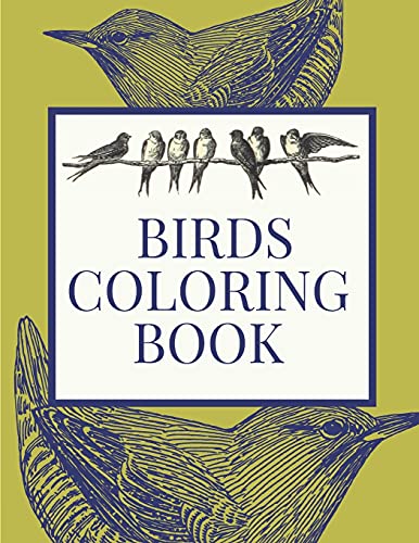Birds Coloring Book: A wonderful coloring book to discover beauty of birds