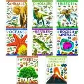 Universal Knowledge Library Animals and Nature 8 Volumes Book Collection Set: (Animals, Dinosaurs, Insects, Oceans, Reptiles, Rocks & Minerals, Trees, Volcanoes & Earthquakes)