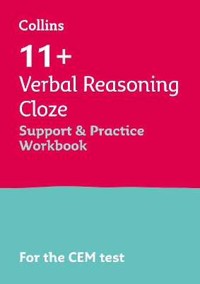 11+ Verbal Reasoning Cloze Support and Practice Workbook: For the 2026 Cem Tests