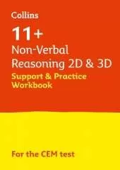 11+ Non-Verbal Reasoning 2D and 3D Support and Practice Workbook: For the 2024 Cem Tests