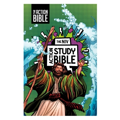 NIV Action Study Bible, Leathersoft, Forest, Full Color