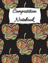 Composition Notebook: Simple linear notebook with college ruled 100 pages (8.5x11 format) / Composition Notebook for students / Wide Blank Lined Workbook / Linear Journal / Crazy Fruits Collection