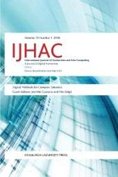 Digital Methods for Complex Datasets: IJHAC Volume 10, Issue 1