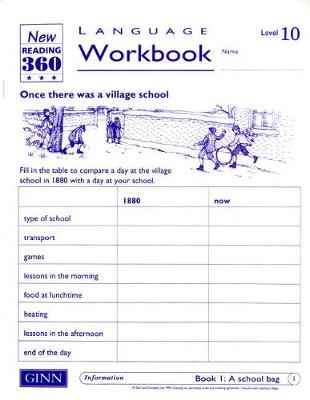 Reading 360 Language Resource Workbook 10 pack of 8