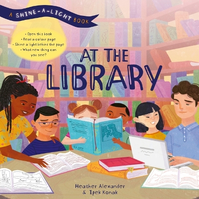 At the Library: A Shine-A-Light Book