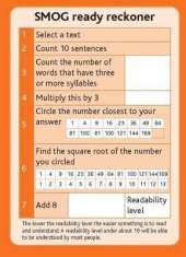 Tips Cards: SMOG Ready Reckoner