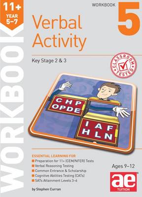 11+ Verbal Activity Year 5-7 Workbook 5: Additional Multiple-Choice Practice Questions