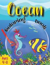 Ocean Coloring Book: Great Gift for Boys & Girls, Ages 4-8