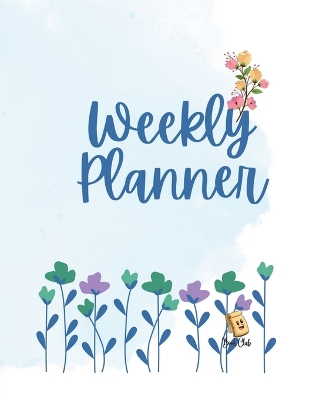 Weekly Planner: Floral Weekly Planner - Priorities - Assignment - Today's schedule - To-Do-List - Daily Notes - ... 100 Pages - Large (8.5 x 11 inches) for kids