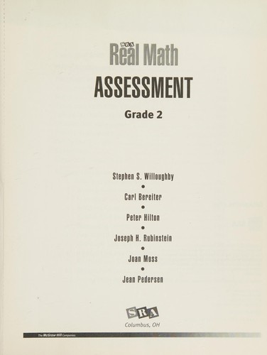 Real Math Assessment - Grade 2