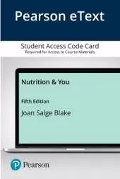 Pearson eText Nutrition & You -- Access Card