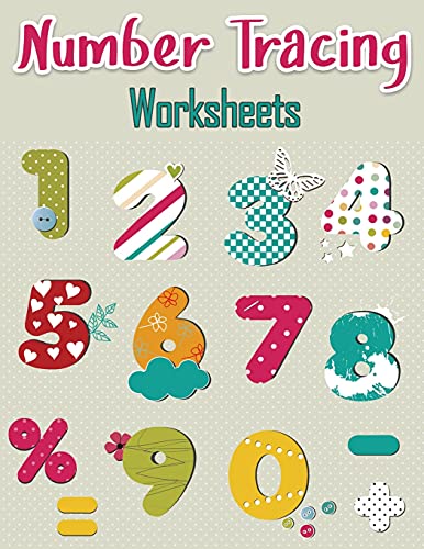 Number Tracing Book for Preschoolers: Number tracing books for kids ages 3-5, Number tracing workbook, Number Writing Practice Book, Number Tracing Book. Learning the easy Maths for kids