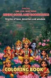Hindu Gods and Goddesses Coloring Book: Stories of Love, Devotion and Wisdom for Young Minds