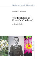 The Evolution of Proust's "Combray": A Genetic Study