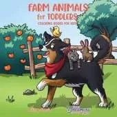 Farm Animals for Toddlers: Little Farm Life Coloring Books for Kids Ages 2-4, 6-8