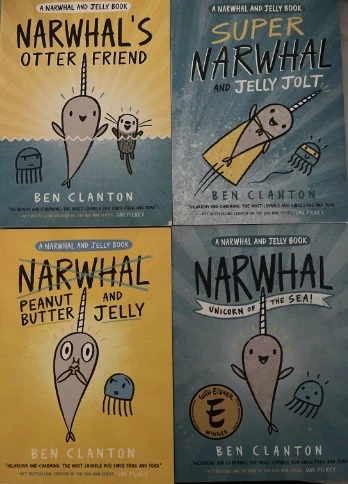 Narwhal and Jelly x4 book pack