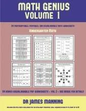 Kindergarten Math (Math Genius Vol 1): This Book Is Designed for Preschool Teachers to Challenge More Able Preschool Students: Fully Copyable, Printable, and Downloadable