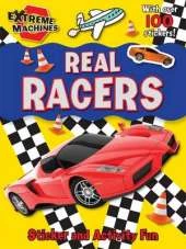 Real Racers!: Press-out Sticker and Activity Book