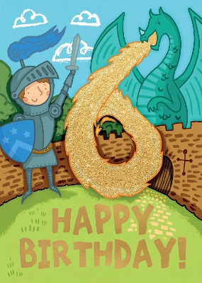 Knights (Age 6) - Happy Birthday Card-Book: 6 Card-Book Pack