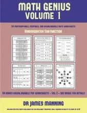 Kindergarten Subtraction (Math Genius Vol 1): This Book Is Designed for Preschool Teachers to Challenge More Able Preschool Students: Fully Copyable, Printable, and Downloadable