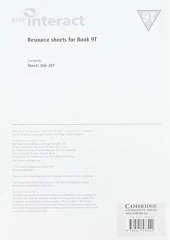SMP Interact Resource Sheets for Book 9T