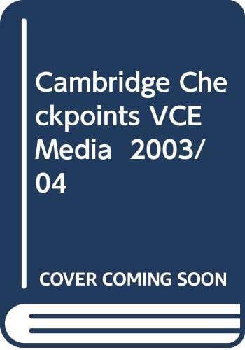 Cambridge Checkpoints VCE Media 2003/04