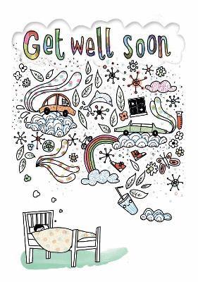 Dreams - Get Well Colouring Card-Book: 6 Card-Book Pack