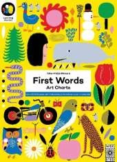 First Words: Art Charts: Learn 100 first words with 12 decorative prints to hang on your nursery wall