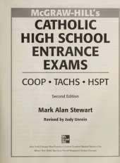 McGraw-Hill's Catholic High School Entrance Exams, 2ed