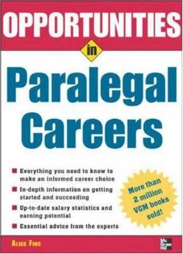 Opportunities in Paralegal Careers